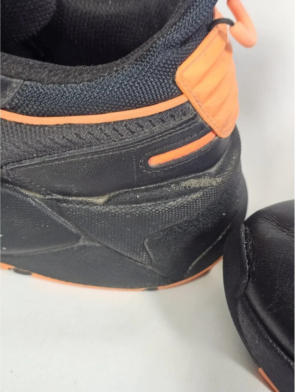 Rare Puma RS-X Winterized Black And Ultra Orange Size 8.5